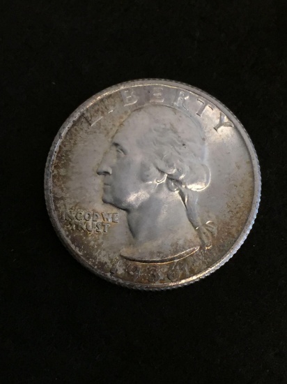 BU 1936-S RARE United States Washington Quarter - 90% Silver Coin