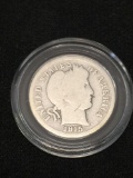 1915 United States Barber Dime - 90% Silver Coin