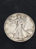 1947 United States Walking Liberty Half Dollar - 90% Silver Coin