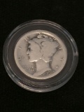 1919 United States Mercury Dime - 90% Silver Coin