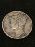 1944 United States Mercury Dime - 90% Silver Coin