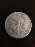 1945-D United States Walking Liberty Half Dollar - 90% Silver Coin