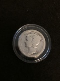 1920 United States Mercury Dime - 90% Silver Coin