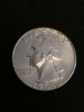 1964-D United States Washington Quarter - 90% Silver Coin