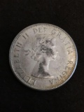 Canadian 1963 Half Dollar - 80% Silver Coin - NICE CONDITION