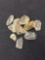 Lot of Rough Loose Oregon Sunstone Gemstones - 50 Carats Total Weight