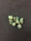 Lot of Loose Rough Emerald Gemstones - 10 Carats Total Weight