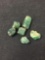 Lot of Loose Rough Emerald Gemstones - 10 Carats Total Weight