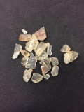 Lot of Rough Loose Oregon Sunstone Gemstones - 50 Carats Total Weight