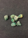 Lot of Loose Rough Emerald Gemstones - 10 Carats Total Weight