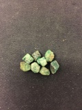 Lot of Loose Rough Emerald Gemstones - 10 Carats Total Weight