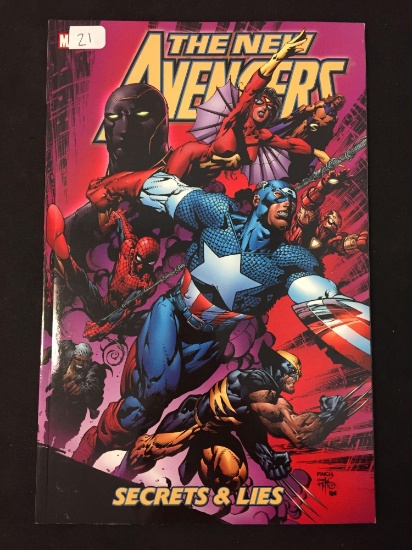 The New Avengers Secrets and Lies Comic Book Graphic Novel from Collection