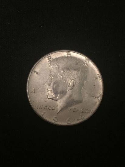 1964 United States Kennedy Half Dollar - 90% Silver Coin
