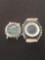 Lot of Two Loose Designer Stainless Steel Watch w/o Bracelet, One Fossil & One Zoo York Brands