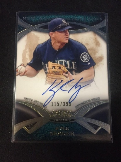 2014 Topps Tier One Kyle Seager Mariners Auto /399 - D453