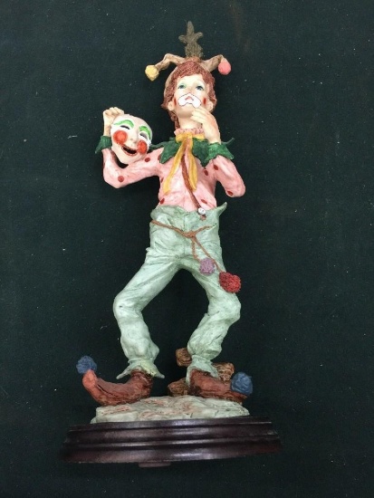 Rare Duncan Royale Collectors Edition Sad Clown Statue H3