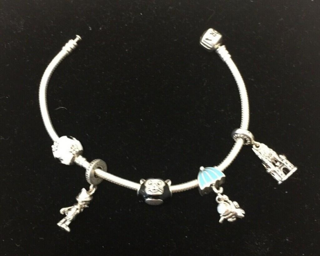 Pandora 7 5a Sterling Silver Charm Bracelet Loaded Dosney Pinocchio More Zo 8 Online Auctions Proxibid