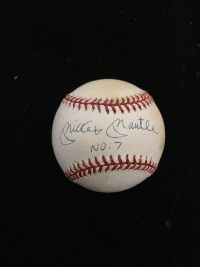 Signed Mickey Mantle Autographed 1994 World Series Baseball from Estate Collection
