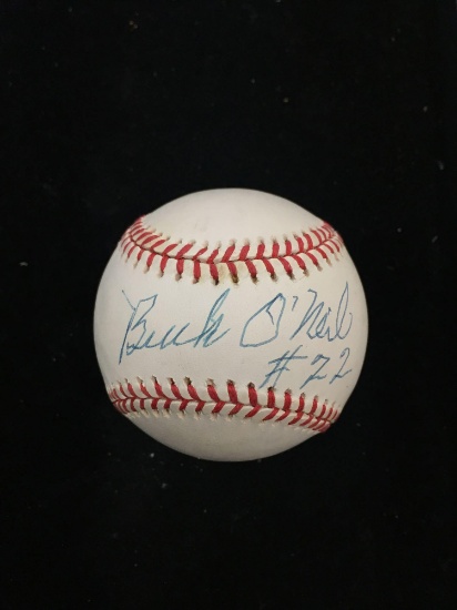 Signed Buck O'Neil Autographed Official National League Baseball from Estate Collection