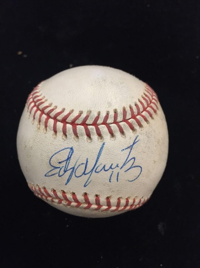 Signed Edgar Martinez Mariners Autographed Official Major League Baseball from Estate Collection