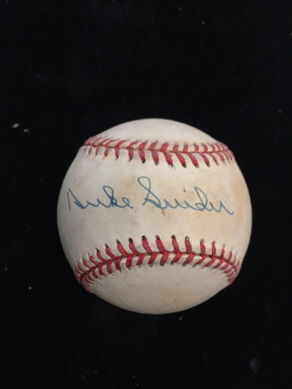 Signed Duke Snider Autographed Official National League Baseball from Estate Collection