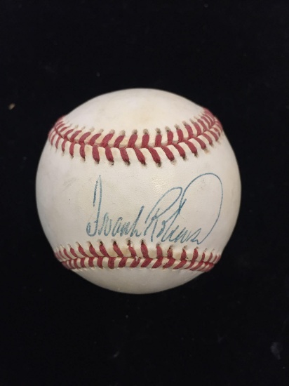 Signed Frank Robinson Autographed Official American League Baseball from Estate Collection