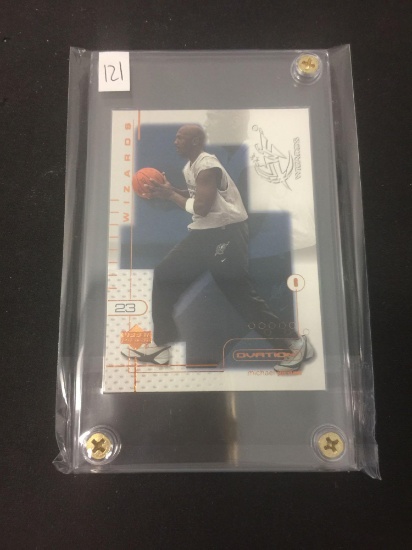 1998-99 Upper Deck Ovation Michael Jordan Bulls Basketball Card in Screwdown Holder