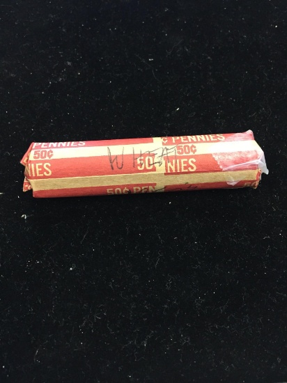 Rolls Of 1950?s Wheat Pennies From Collection