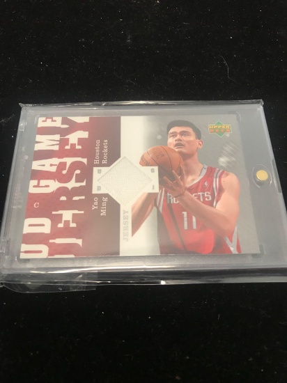 2006-07 Upper Deck Yao Ming Rockets Jersey Basketball Card