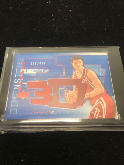 2004-05 Upper Deck Yao Ming Rockets Jersey Card