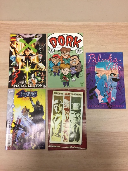 5 Count Lot of Vintage Comic Books