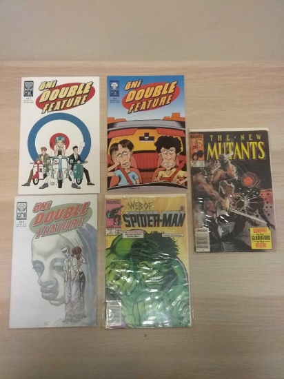 5 Count Lot Of Vintage Comic Books