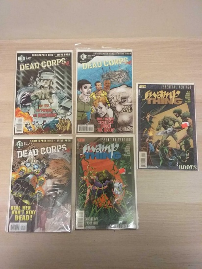 5 Count Lot Of Vintage Comic Books