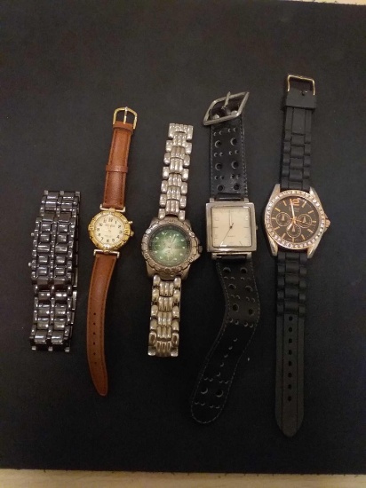 Lot Of 5 Watches From Estate - As Found