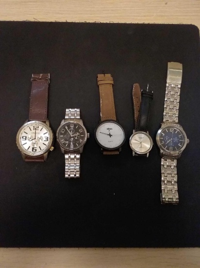 Lot Of 5 Watches From Estate - As Found