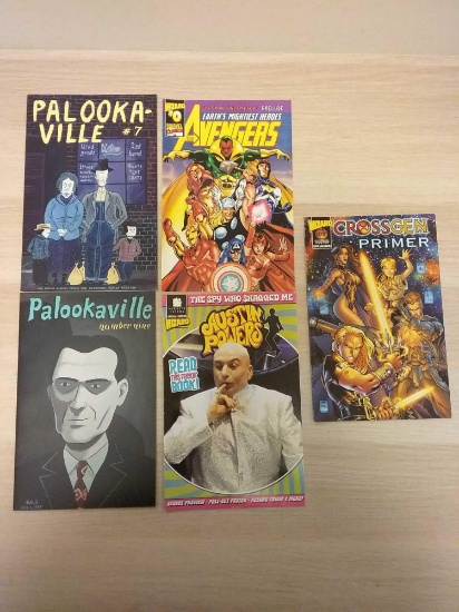 5 Count Lot Of Vintage Comic Books