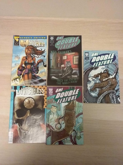 5 Count Lot Of Vintage Comic Books