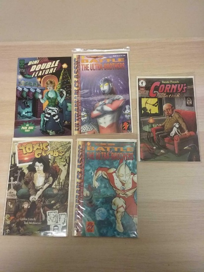 5 Count Lot Of Vintage Comic Books