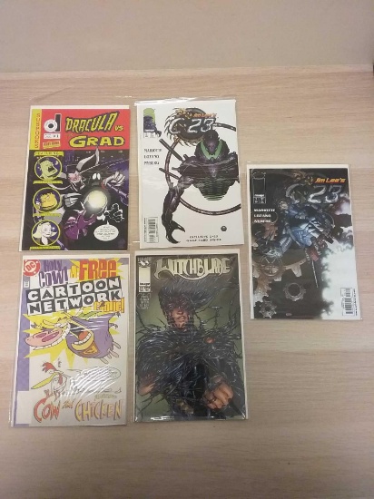 5 Count Lot Of Vintage Comic Books