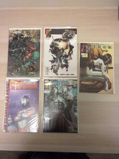 5 Count Lot Of Vintage Comic Books