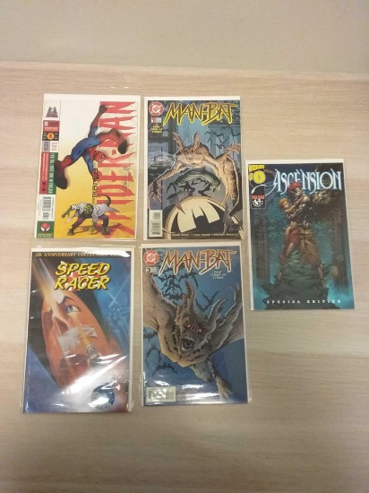 5 Count Lot Of Vintage Comic Books