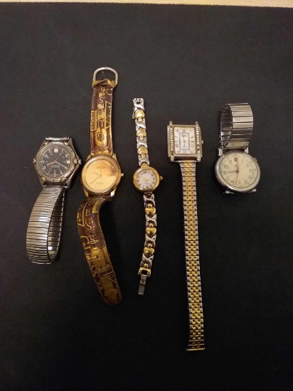 Lot Of 5 Watches From Estate - As Found