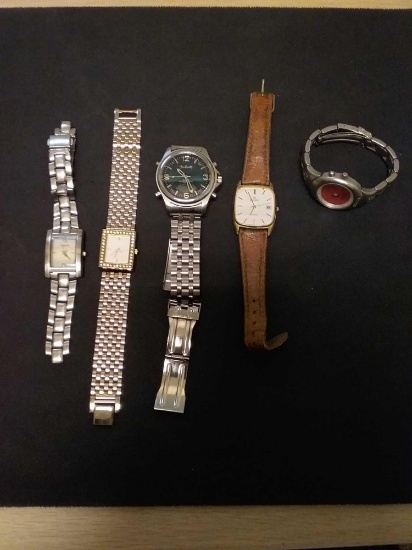 Lot Of 5 Watches From Estate - As Found