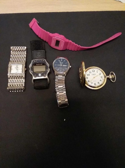 Lot Of 5 Watches From Estate - As Found