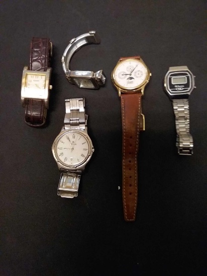 Lot Of 5 Watches From Estate - As Found