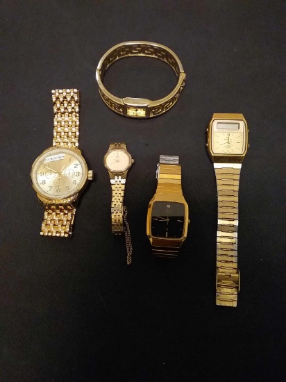 Lot Of 5 Watches From Estate - As Found