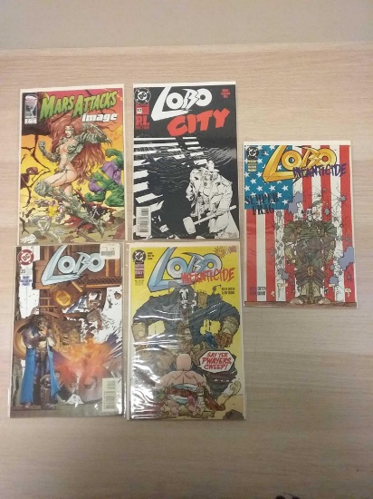 5 Count Lot Of Vintage Comic Books