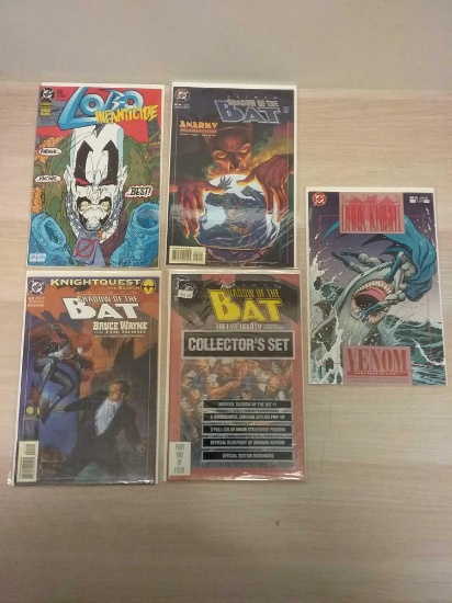 5 Count Lot Of Vintage Comic Books