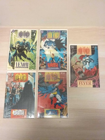 5 Count Lot Of Vintage Comic Books