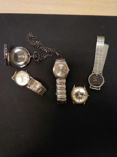 Lot Of 5 Watches From Estate - As Found